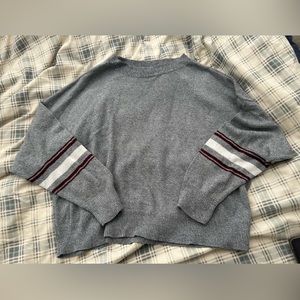 American Eagle Oversized Gray Sweater